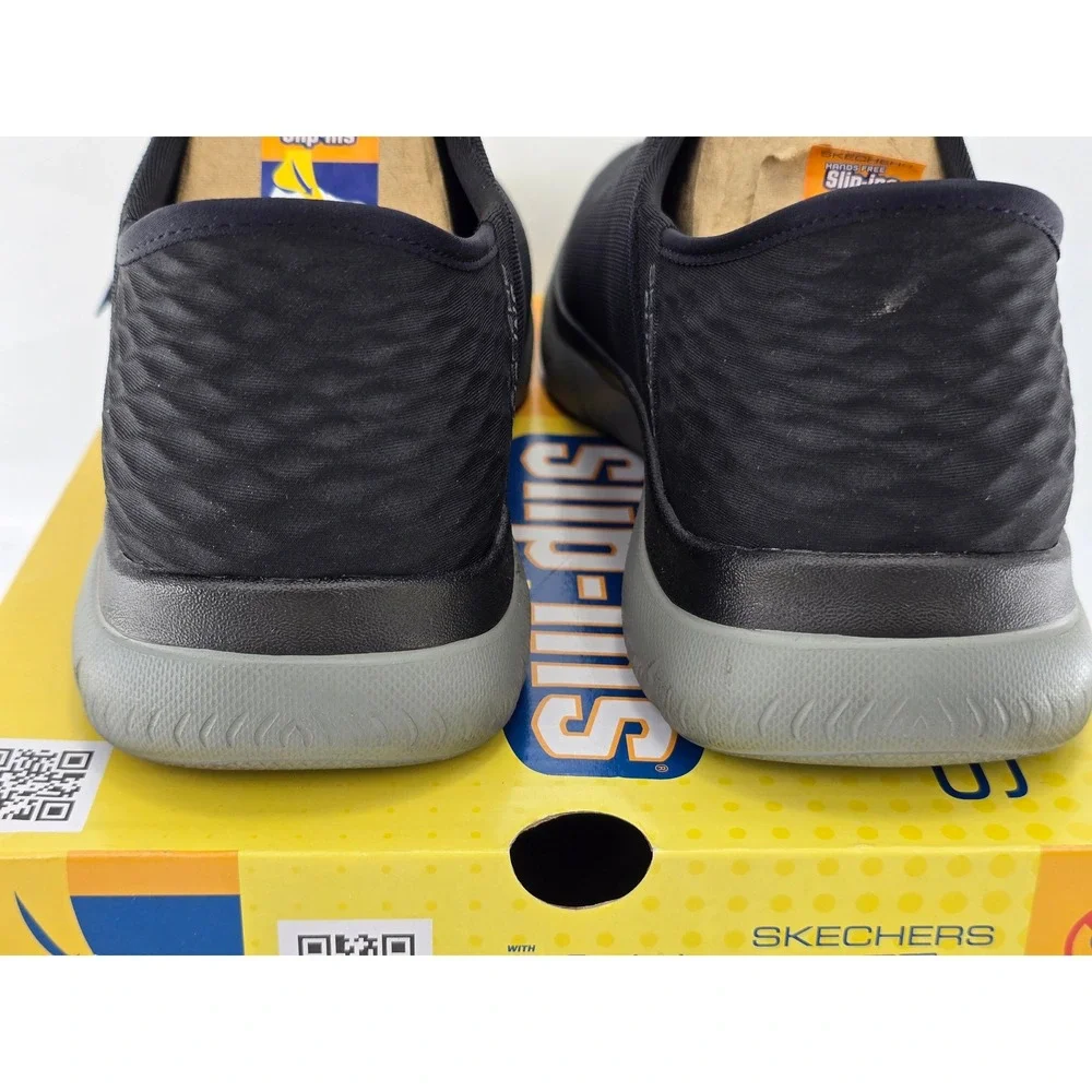 Skechers Summits High Range Hands Free Slip-ins Mens 8.5 Wide Black/Charcoal New
